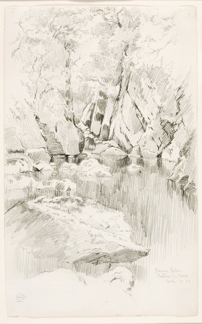 Fairy Glen, Bettws-y-Coed af George Elbert Burr
