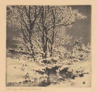 Første sne (nr. 1) af George Elbert Burr