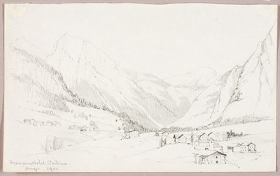 Fra vores hotel i Cortina af George Elbert Burr