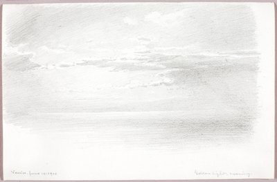 Gyldent lys, aften af George Elbert Burr