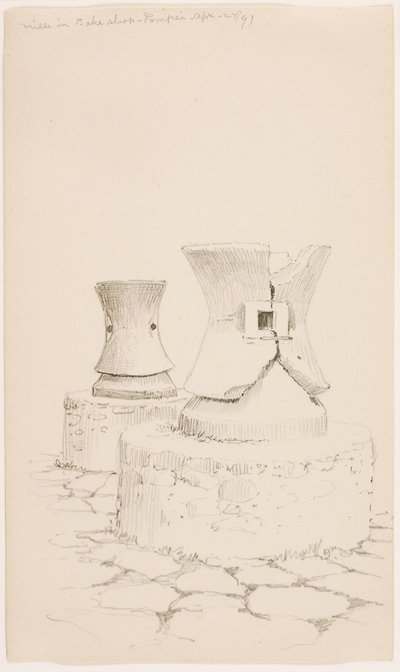 Møller i bageri - Pompei af George Elbert Burr