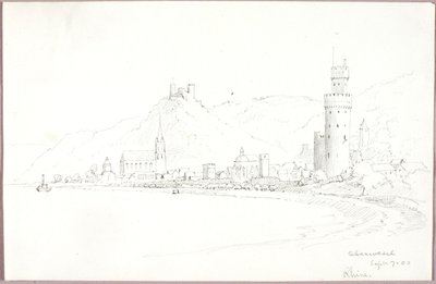Oberwesel af George Elbert Burr