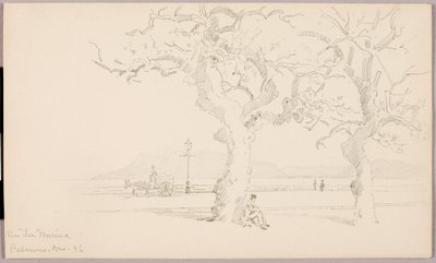 På marinaen, Palermo af George Elbert Burr