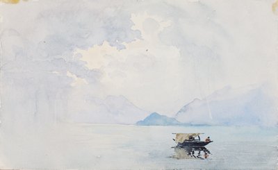 Regn, Bellagio af George Elbert Burr