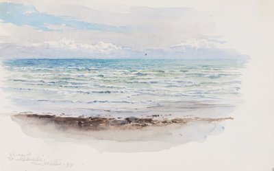 Kyst ved Pwllheli, N. Wales, 1899. af George Elbert Burr
