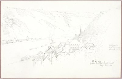 Goar fra slottet Rheinfels af George Elbert Burr