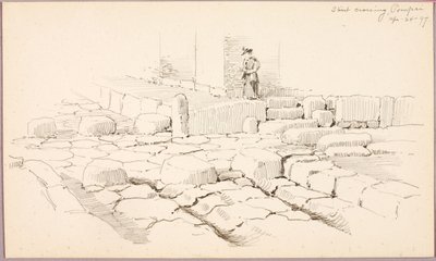 Gadekryds, Pompeji af George Elbert Burr