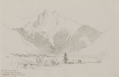 Dürrenstein, nær Alt-Prags, Tyrol af George Elbert Burr