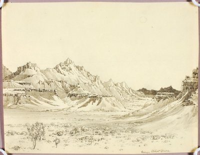 Uden titel (overførselstegning til »Arizona Night«) af George Elbert Burr