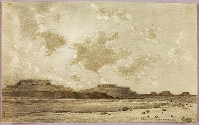 Uden titel (overførselstegning til tryk) af George Elbert Burr