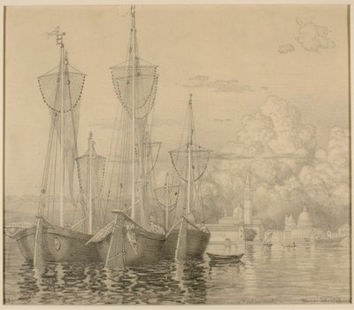 Venedigs fiskerbåde af George Elbert Burr