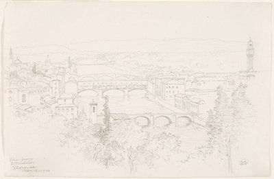 Udsigt fra S. Miniato, Firenze af George Elbert Burr