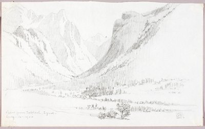 Udsigt fra Toblach, Tyrol af George Elbert Burr