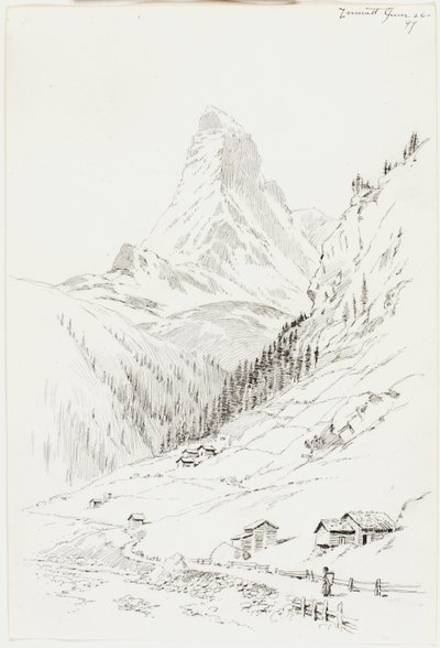 Zermatt af George Elbert Burr