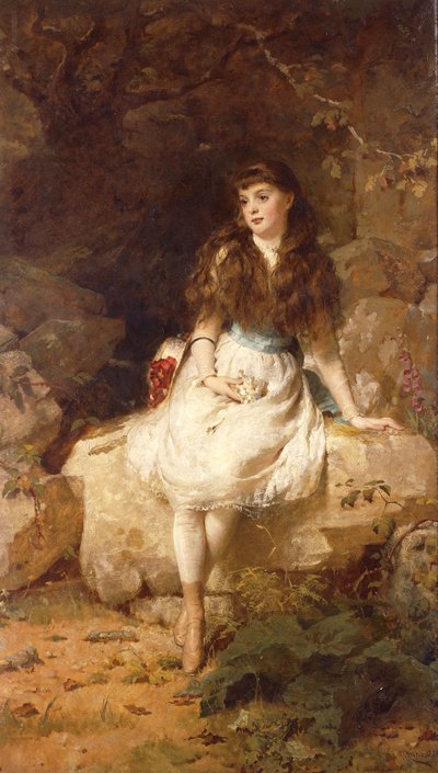 Lady Edith Amelia Ward, datter af den 1. jarl af Dudley, 1883 af George Elgar Hicks