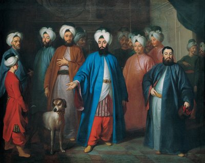 Mehmed Said Efendi og hans følge af George Engelhardt Schröder