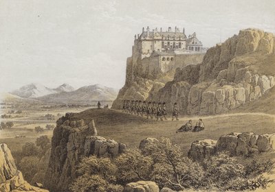 Stirling Castle (chromolitho) af George Fennel Robson