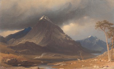 Tryfan, Carnarvonshire af George Fennell Robson