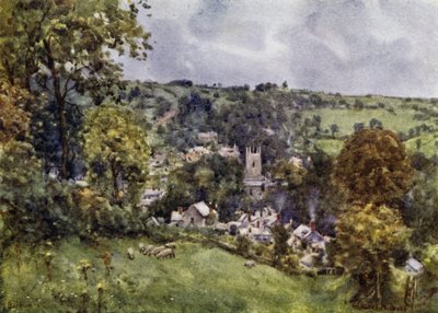 Bodmin (farve litho) af George Franck Nicholls