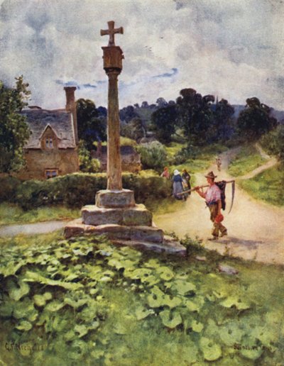 Saintbury Cross af George Franck Nicholls