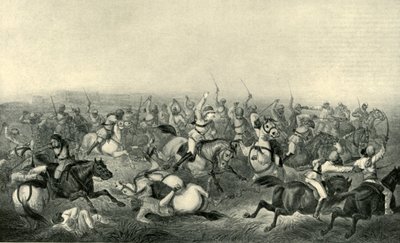 Anklager for Hodsons Horse ved Rhotuck, 1857, 1901. af George Francklin Atkinson