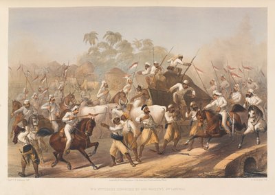 ?Mytterister overrasket af Hendes Majestæts 9. Lancers?, 1857 af George Francklin Atkinson