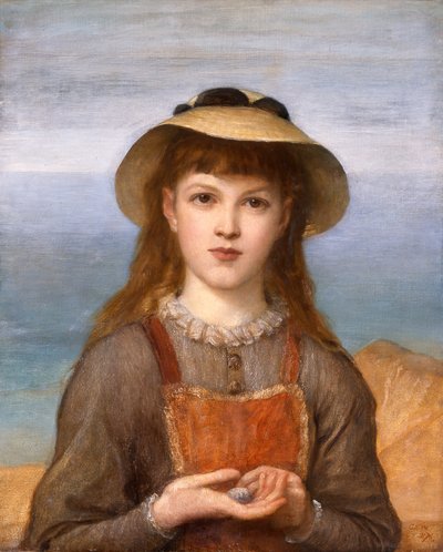 Studie: Hoved af en pige af George Frederic Watts