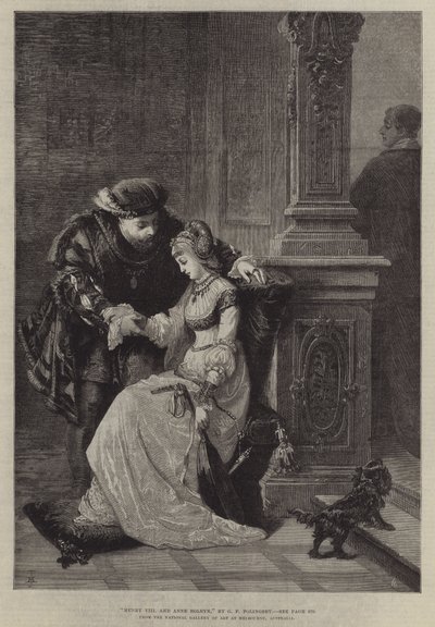 Henry VIII og Anne Boleyn af George Frederick Folingsby