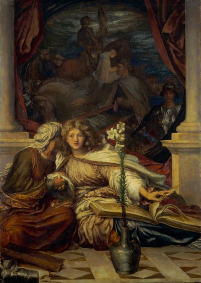 Britomart, 1877-78 af George Frederick Watts