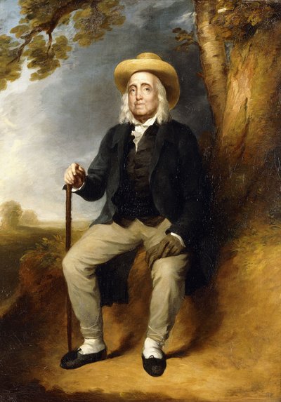 Portræt af Jeremy Bentham af George Frederick Watts