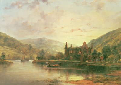 Tintern Abbey af George Frederick Watts