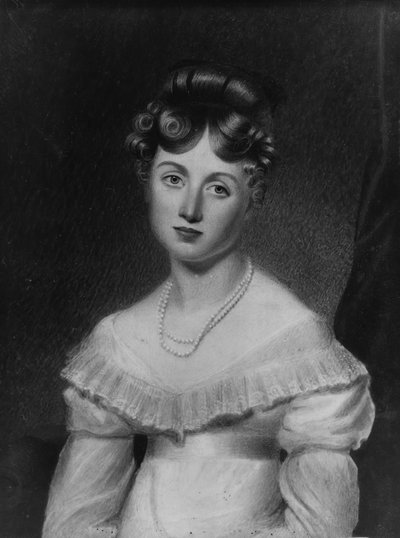 Portræt af en dame, ca. 1825. af George Freeman