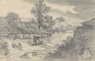 En kalkgrube af George Frost