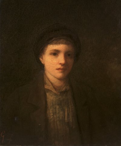 Hoved af en dreng, før 1885. af George Fuller