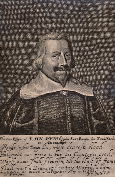John Pym, engelsk parlamentarisk politiker, c1644 1894 af George Glover