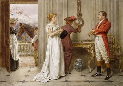En sydlig vind og en overskyet himmel, af George Goodwin Kilburne