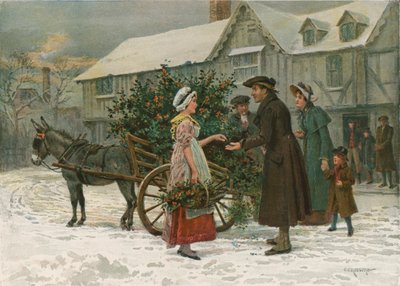 Holly Cart af George Goodwin Kilburne