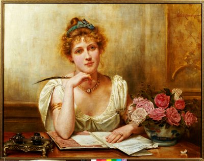 Brevet af George Goodwin Kilburne