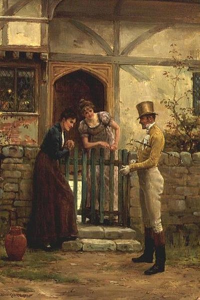 Besøgende af George Goodwin Kilburne