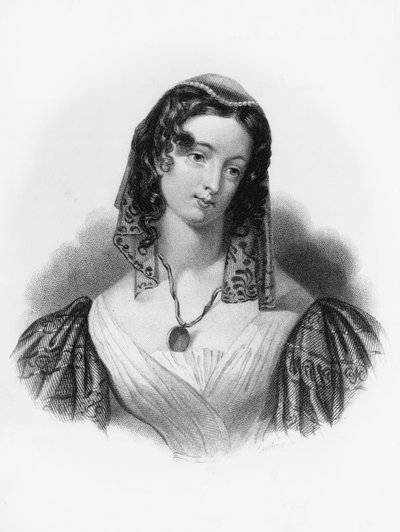Inez, illustration til Childe Harold