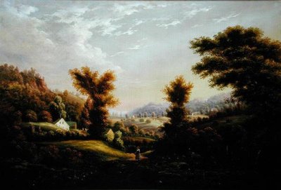 Girl on a Path (olie på lærred) af George Gunter Hartwick
