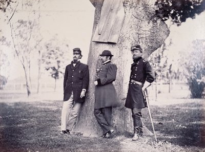 Generalerne Hancock (1824-86) Smith og Newton, 1862 af George H. Houghton