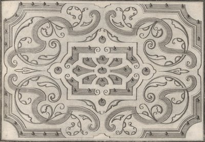 Gartten blomsterbede, 1697-1705. af George Hätzl
