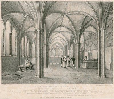 Indvendig udsigt af Ladye Chapel, i den østlige ende af St Saviour