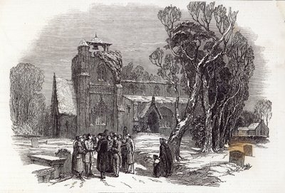 Julemorgen: Graveret af W.J. Linton, fra "The Illustrated London News", 26. december 1846 af George Haydock Dodgson