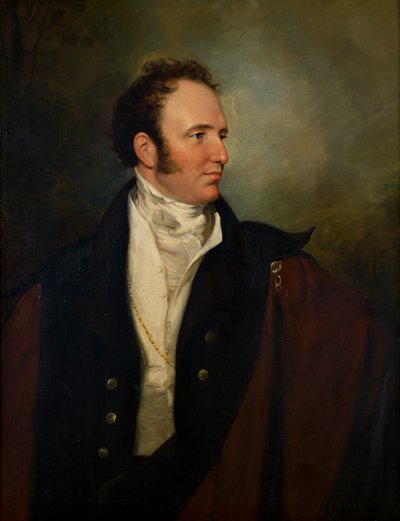 Portræt af George Augustus Frederick Henry, 2. jarl af Bradford, ca. 1809-50 (olie på lærred) af George Hayter