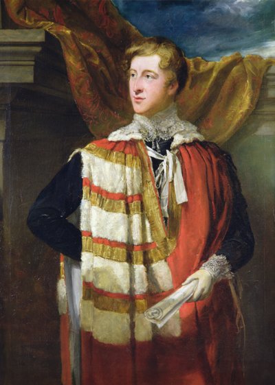 Portræt af William Spencer Cavendish, 6. hertug af Devonshire, ca. 1822-86 (olie på lærred) af George Hayter