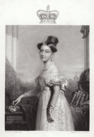 Dronning Victoria i en alder af 18 af George Hayter