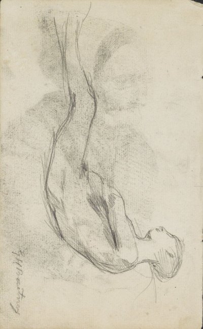 Ligger nøgen af George Hendrik Breitner (signed by artist)