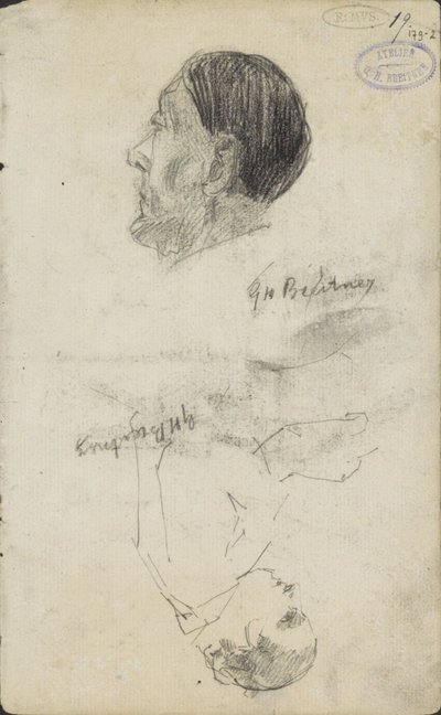 To figurstudier af George Hendrik Breitner (signed by artist)